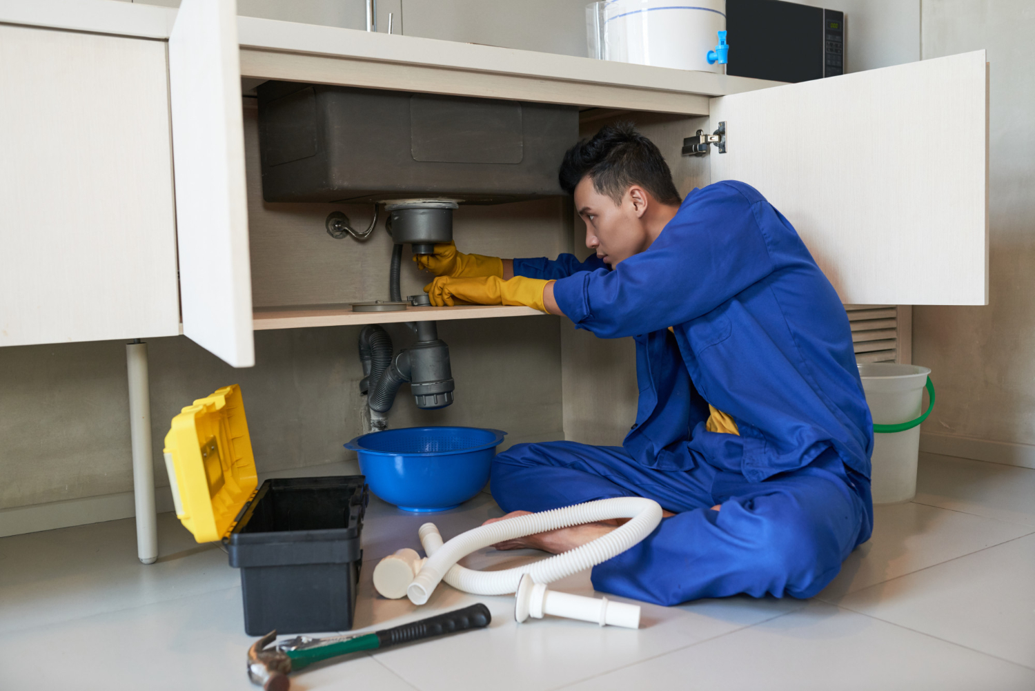 cleaning drain